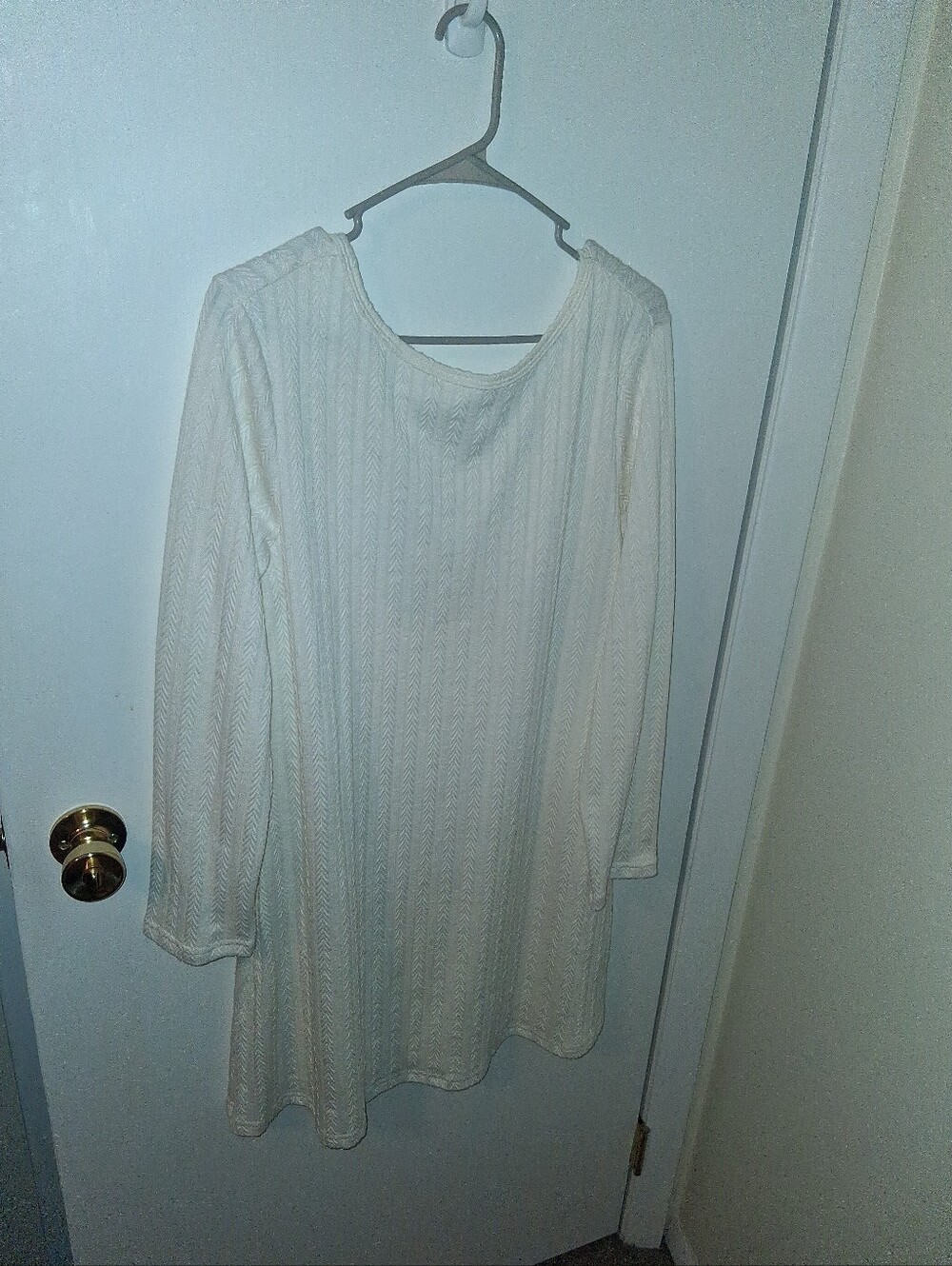 Shein White Open Back Dress
